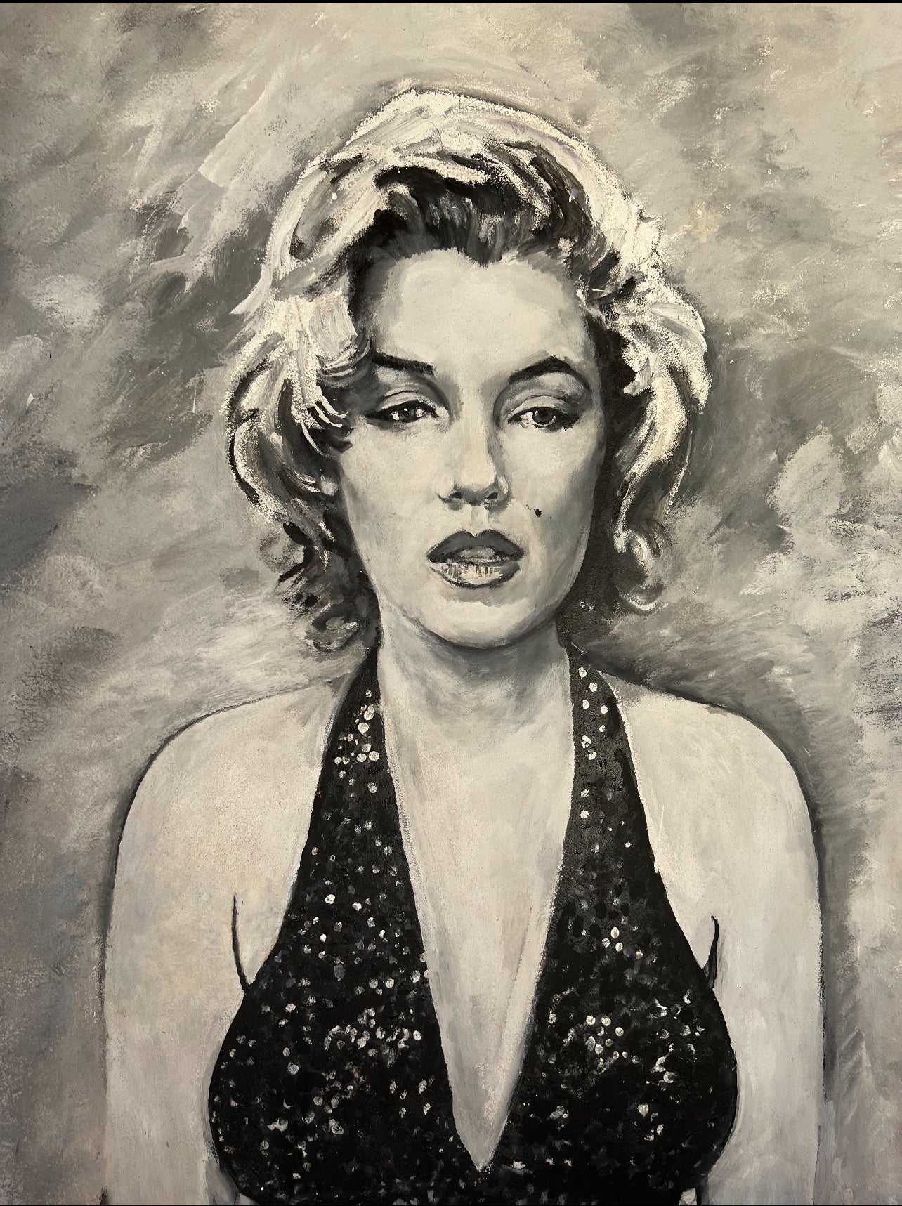 MARILYN ON WOOD