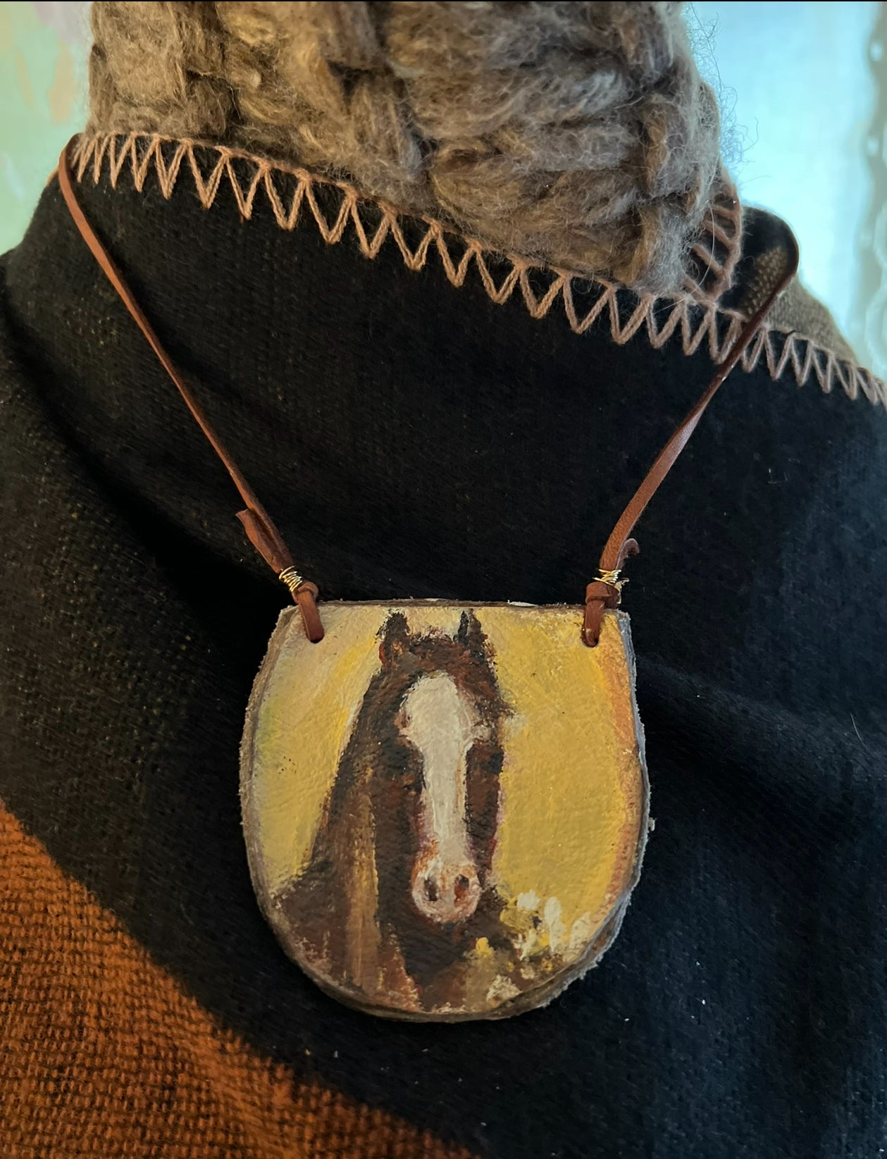 LEATHER NECKLACE - #116