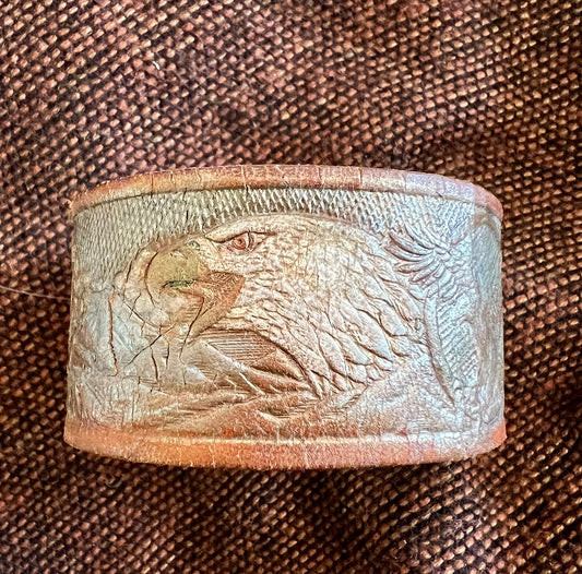 LEATHER BAND EAGLE   #B116