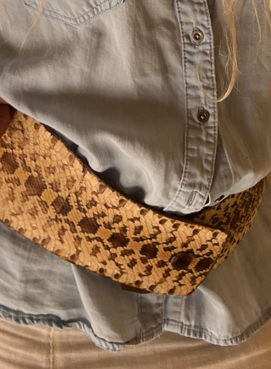 SNAKESKIN BELT - #BT102