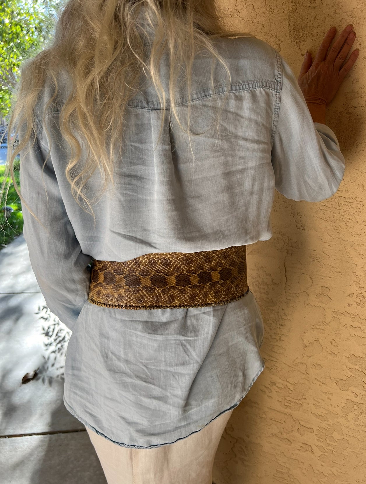 SNAKESKIN BELT - #BT103