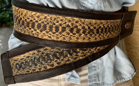 SNAKESKIN BELT - #BT104